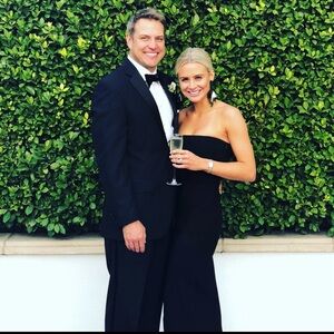 Likely Black Strapless Evening Dress